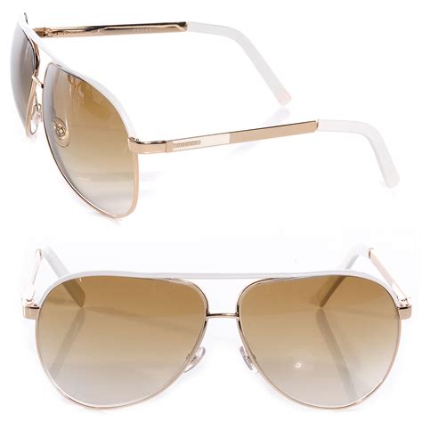 gucci aviator sunglasses 1827 s white gold|Gucci oversized acetate aviator sunglasses.